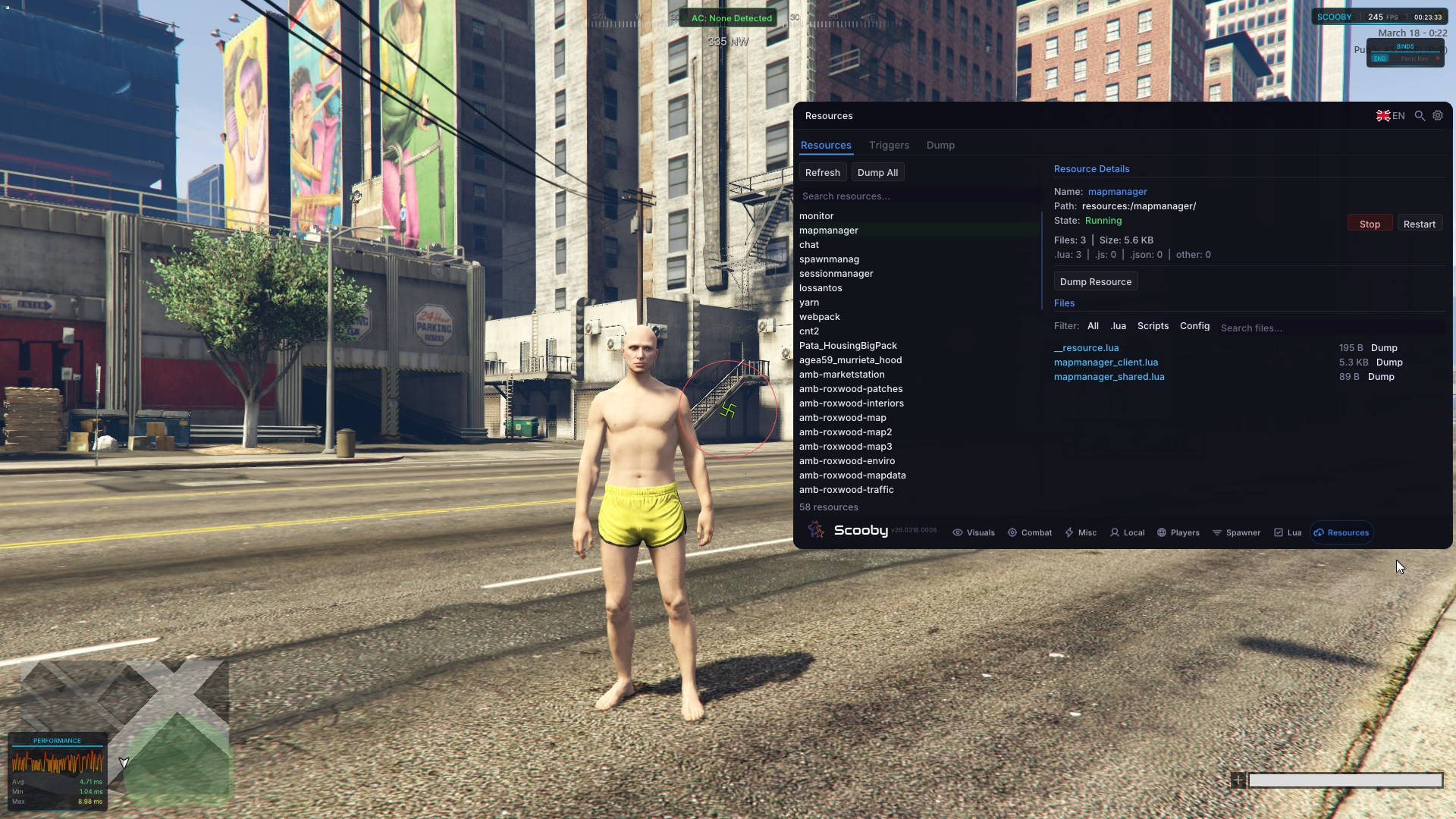 FiveM ESP Skeleton Preview
