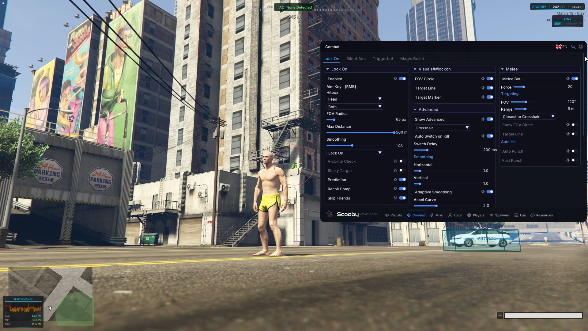 FiveM Combat & Aimbot Settings